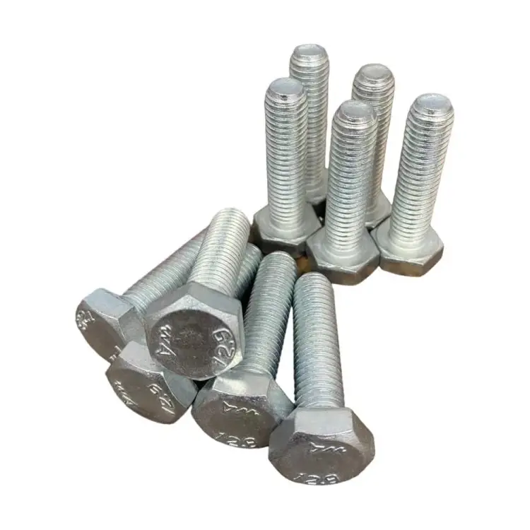 Оцинкованный высокопрочный болт 23 БОЛТА М10x40 мм, DIN933, 10шт. б1299331040оц