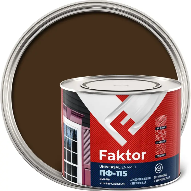 Универсальная эмаль ЯРОСЛАВСКИЕ КРАСКИ ПФ-115 FAKTOR 214720
