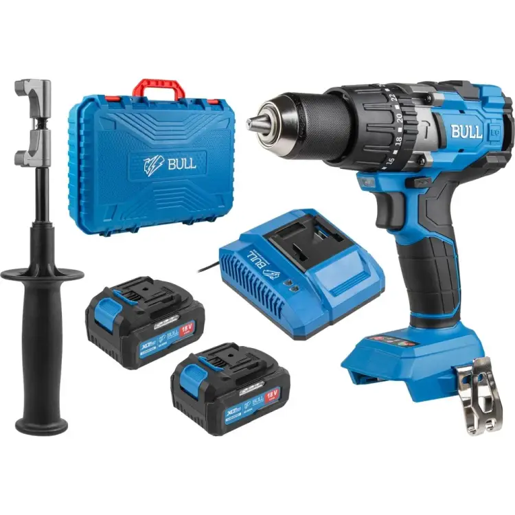 Аккумуляторная дрель-шуруповерт BULL SR 1805 1329603 Аккумуляторная дрель-шуруповерт BULL SR 1805 1329603