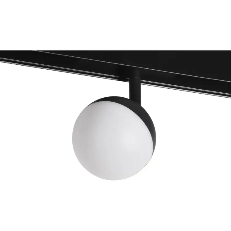 Магнитный трековый светодиодный светильник Wolta 7Вт, 3000К, 48В, IP40, черный WMLY-7W/04B