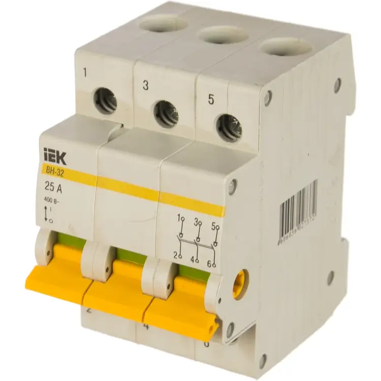 Выключатель нагрузки IEK ВН-32 25А/3П MNV10-3-025
