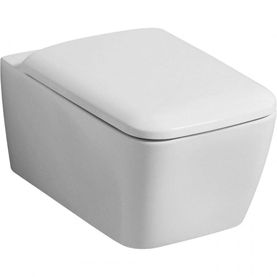 Безободковый подвесной унитаз Geberit iCon Square Rimfree