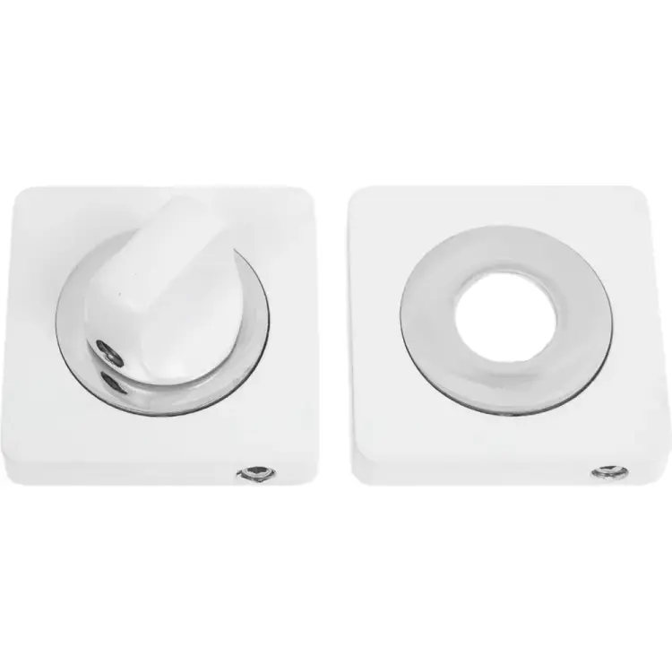 Квадратная завертка к ручкам Ренц INBK 02 MSW/CP