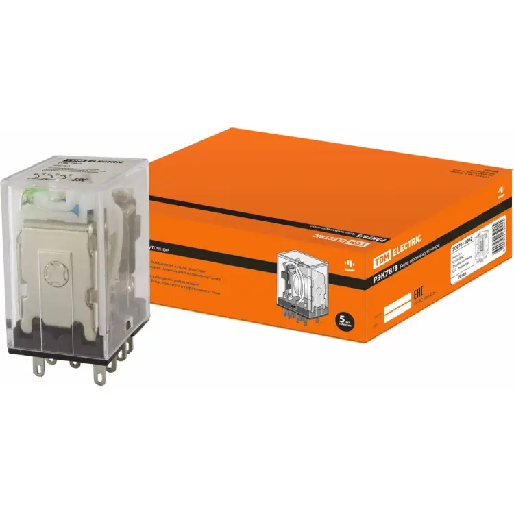 Реле TDM ELECTRIC РЭК78/3 SQ0701-0062