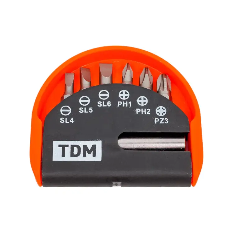 Набор бит TDM ELECTRIC №1 Алмаз SQ1019-0101 Набор бит TDM ELECTRIC №1 Алмаз SQ1019-0101