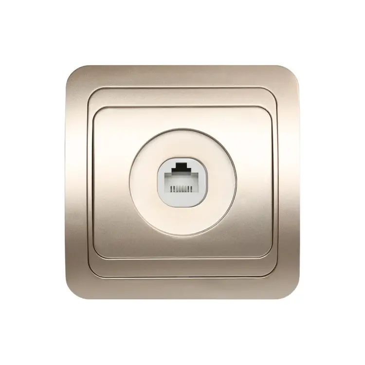 Одноместная телефонная розетка Smartbuy Марс SBE-02c-S1-PH