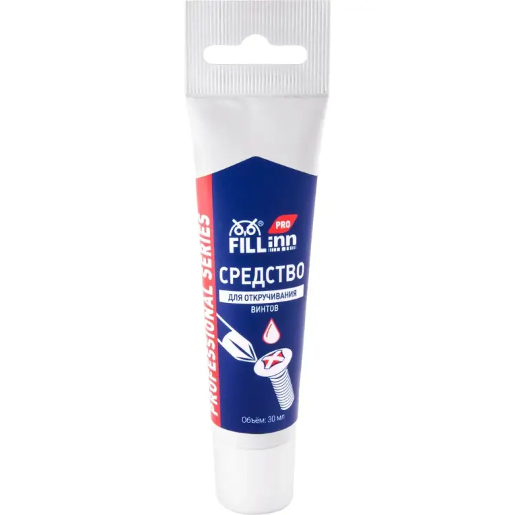 Средство для откручивания винтов FILL INN FLP302 30 г, туба 071302 Средство для откручивания винтов FILL INN FLP302 30 г, туба 071302