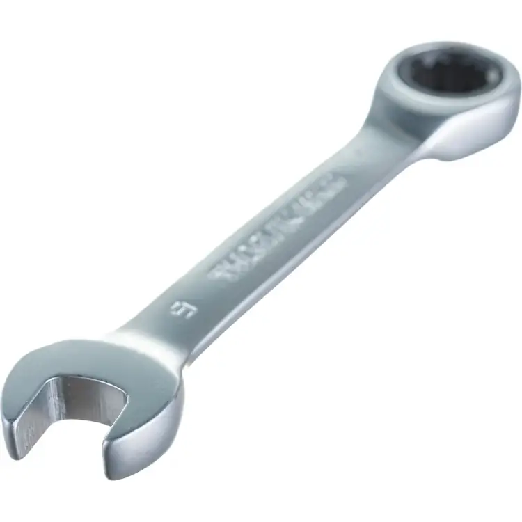 Комбинированный трещоточный короткий гаечный ключ THORVIK CSRW09 53518