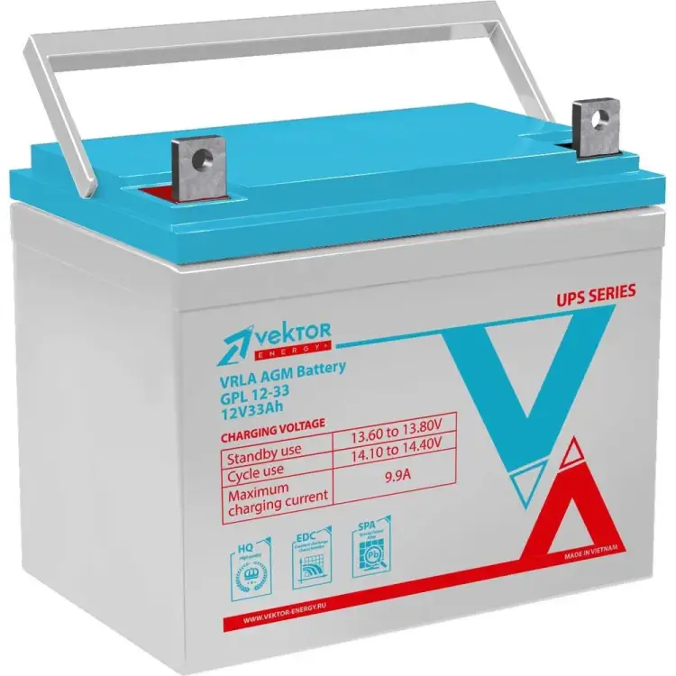 Аккумуляторная батарея Vektor Energy GPL 12-33 63873