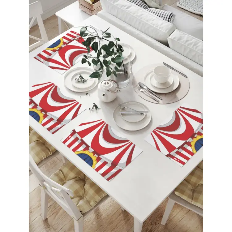 Комплект тканевых салфеток для сервировки стола JOYARTY np_15454