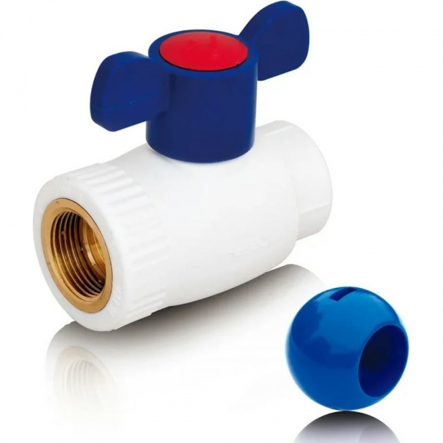 Шаровый кран Blue Ocean PPRF/BV-CW-B/PPR(W)-20х1/2" FT