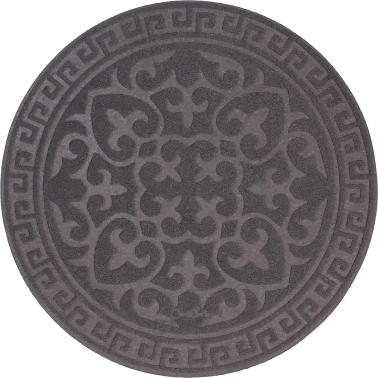 Круглый придверный коврик ComeForte УЮТ Классик VP-6088/2