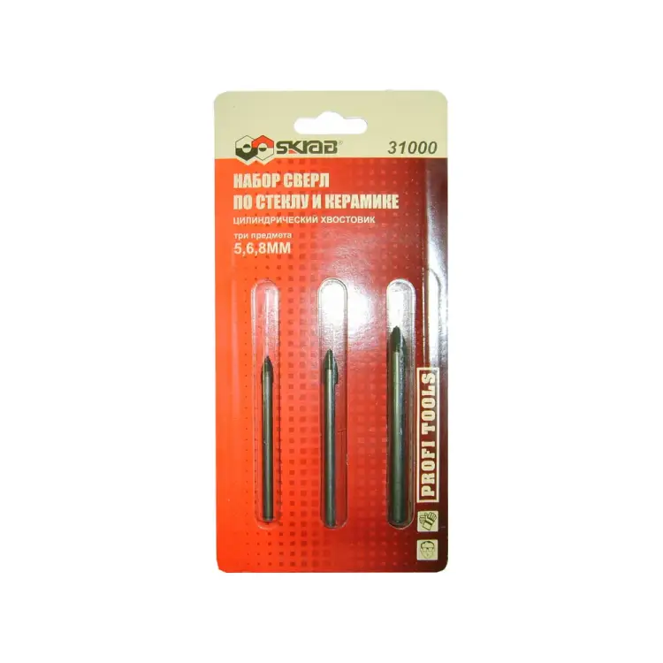 Сверла по стеклу SKRAB 31000