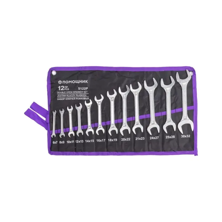 Набор рожковых ключей Помощник 5122P(56767) Набор рожковых ключей Помощник 5122P(56767)