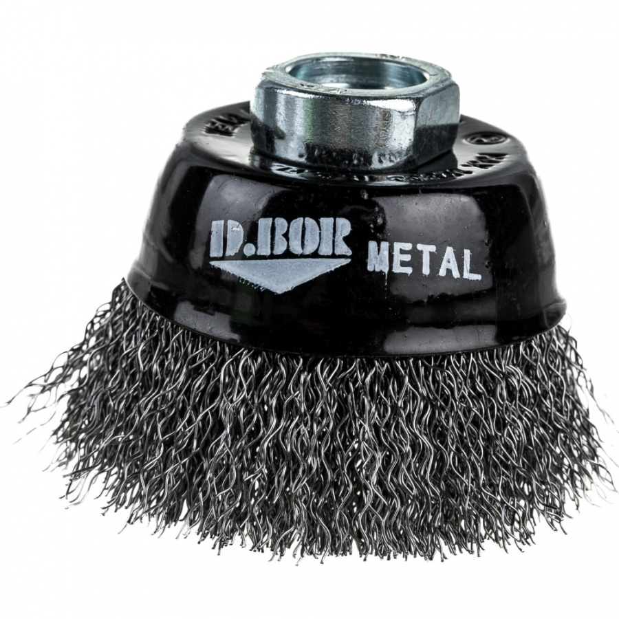Чашечная гофрированная щетка для ушм D.BOR METAL Standard