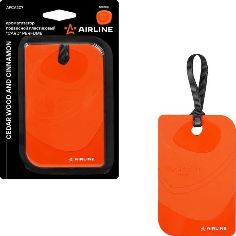 Подвесной ароматизатор Airline Card Perfume Cedar wood and cinnamon AFCA307