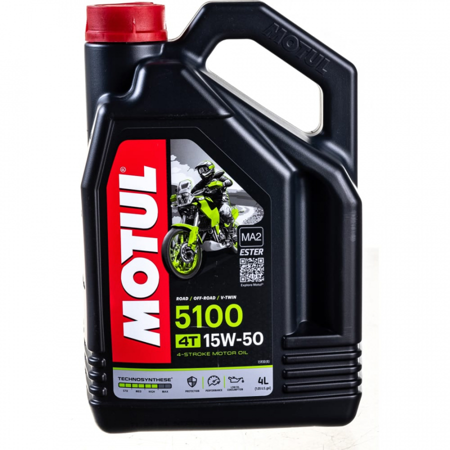 Моторное масло MOTUL 5100 4T SAE 15W50