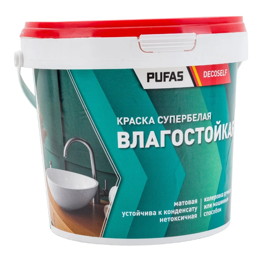 Морозостойкая влагостойкая краска Pufas Decoself тов-192625
