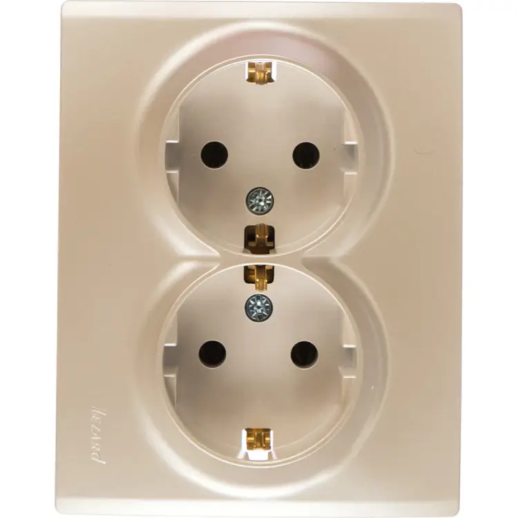 Двойная розетка Lezard KARINA 707-3000-127В