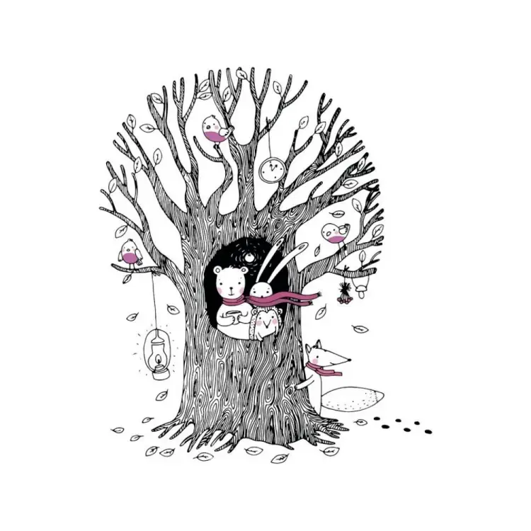 Тканевая шторка для ванны Melodia della vita Друзья MZ-130 20892