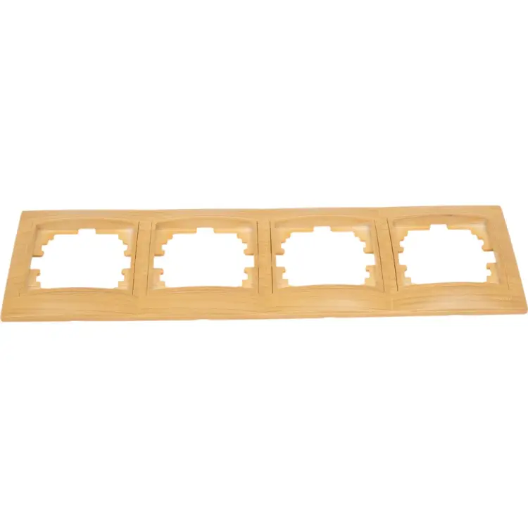 Четырехместная горизонтальная рамка Lezard MIRA 701-4700-149