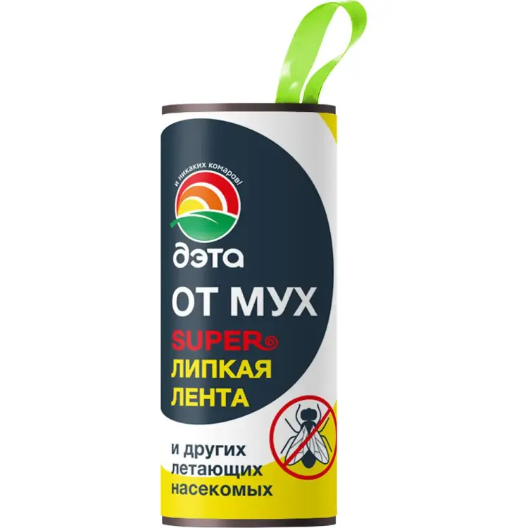 Липкая лента от мух ДЭТА Мухолов 66700483