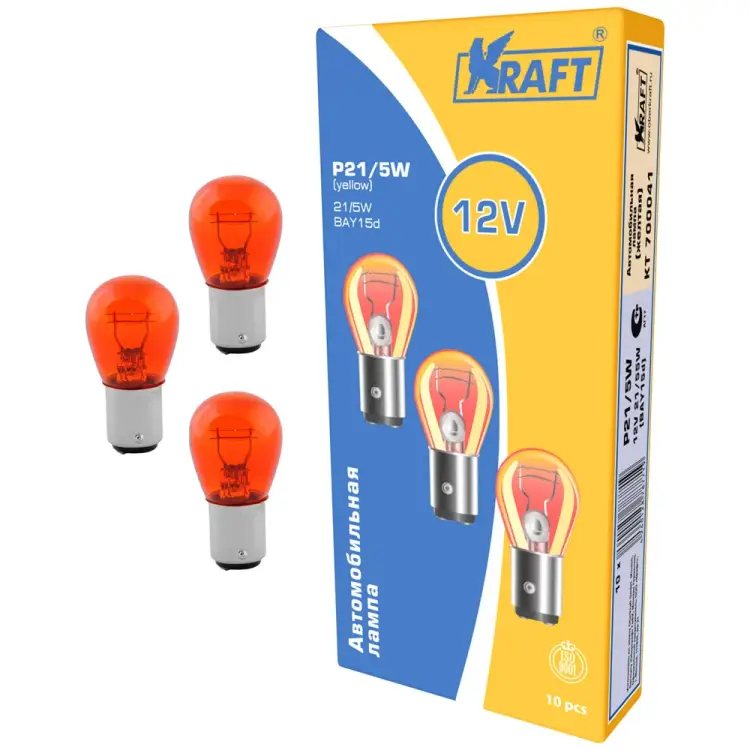 Лампа накаливания KRAFT P21/5W KT 700041