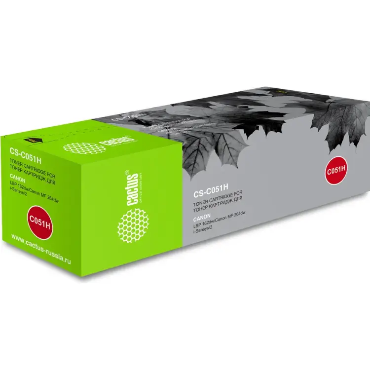Лазерный картридж для canon lbp 162dw/mf 264dw/267dw/269dw Cactus 051h 1127925 Лазерный картридж для canon lbp 162dw/mf 264dw/267dw/269dw Cactus 051h 1127925