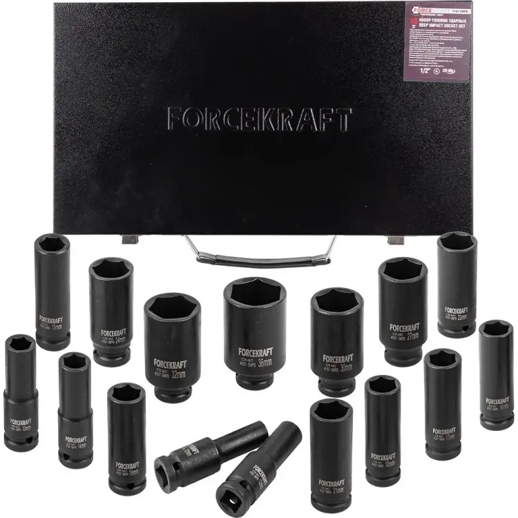 Набор головок ударных глубоких Forcekraft FK-4167-5MPB(54560)