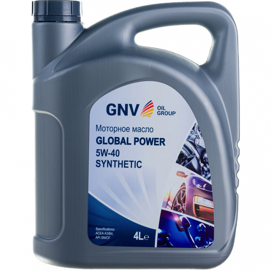 Синтетическое моторное масло GNV Global Power 5W-40 Synthetic A3/B4