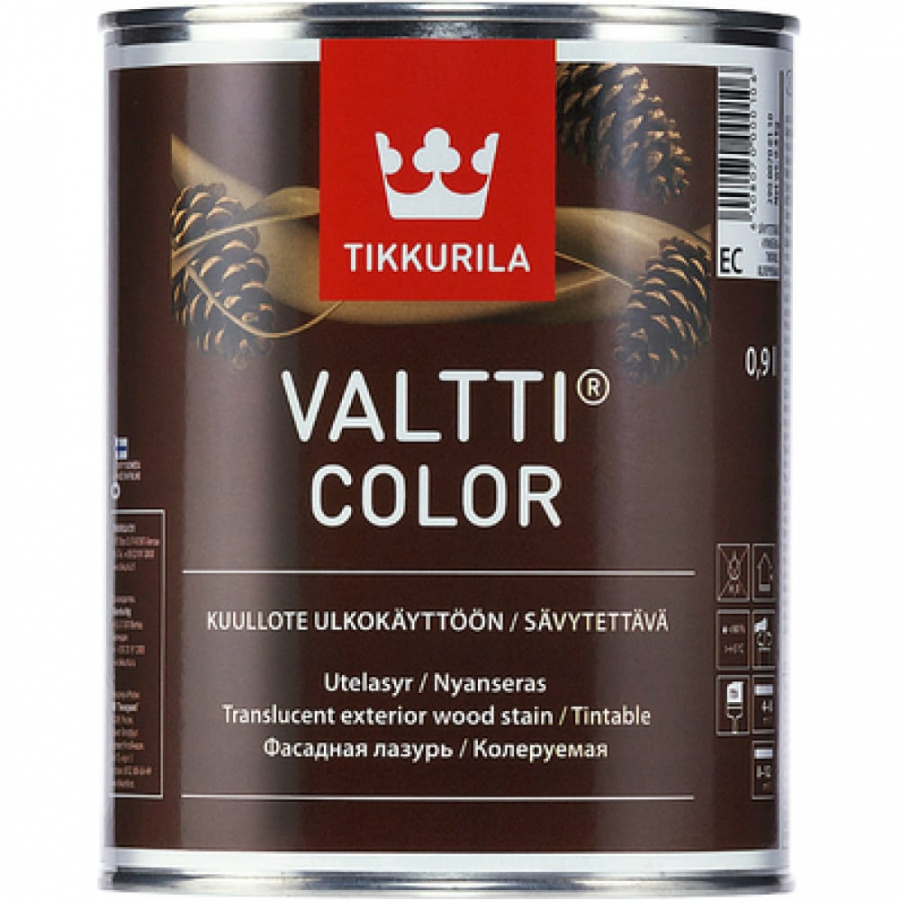 Фасадная колеруемая лазурь Tikkurila VALTTI COLOR