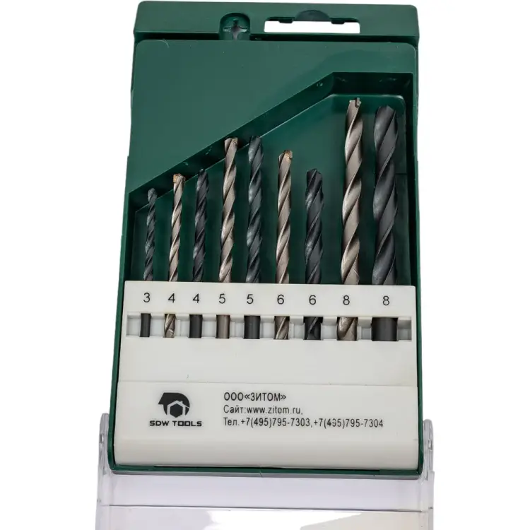 Набор сверл SDW TOOLS HB9-C2 se00016