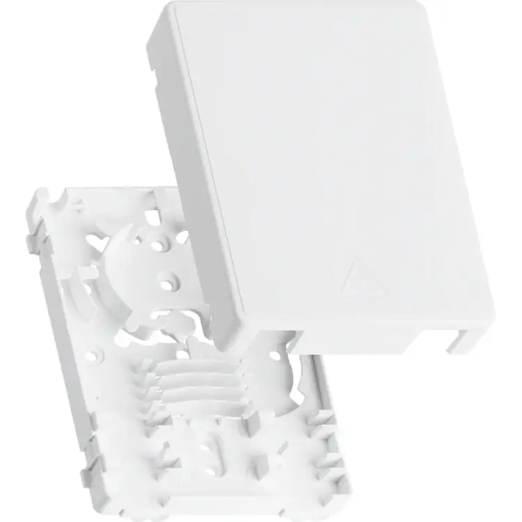 Корпус настенной оптической розетки NIKOMAX NMF-WO2-BLANK-CP-WT