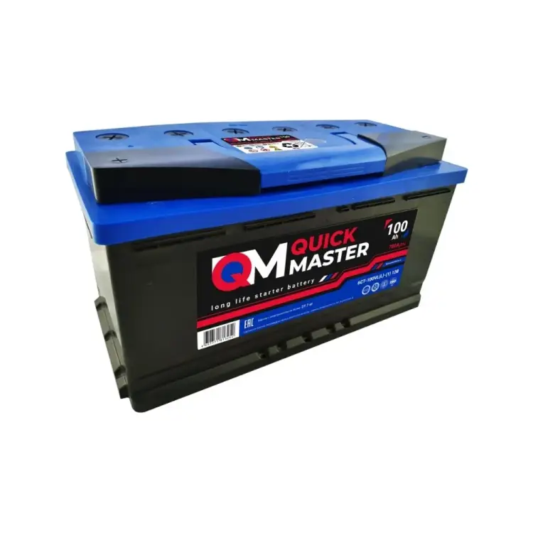Аккумуляторная батарея Quick Master SP 6СТ-100 (L)-(1) 780А, 353x175x190 4657771813252