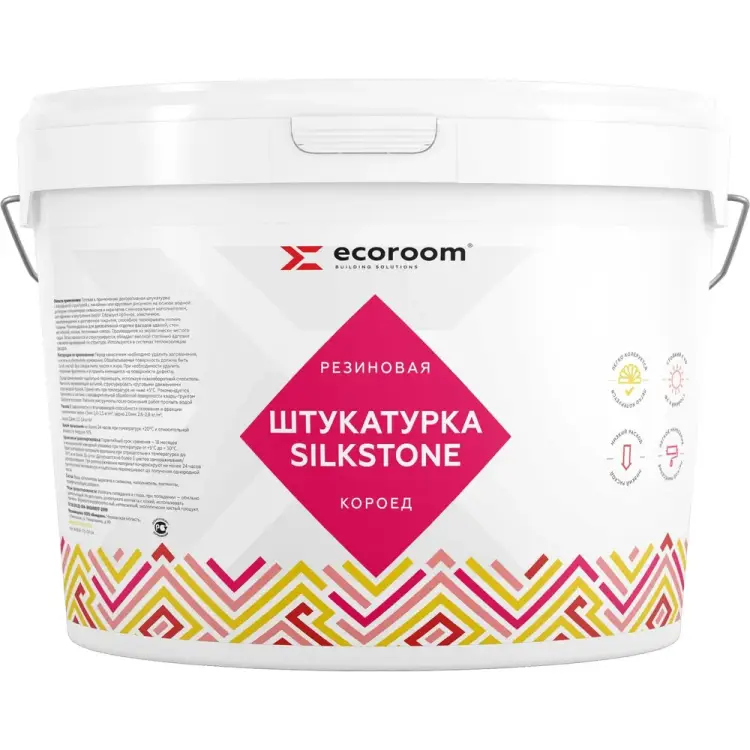 Резиновая штукатурка ECOROOM SilkStone Е-Шт-13972/16