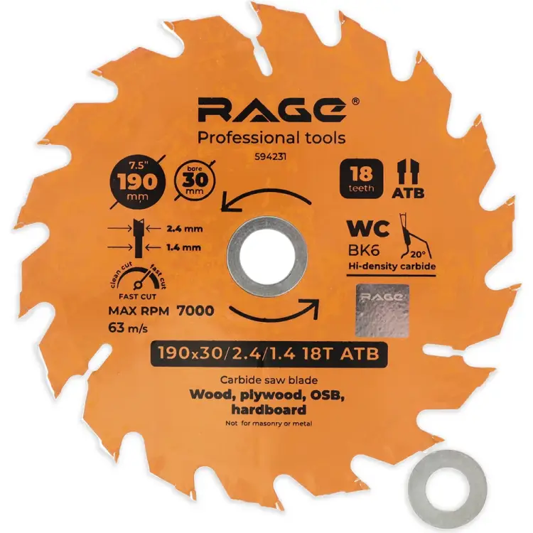 Пильный диск RAGE 594231 Пильный диск RAGE 594231
