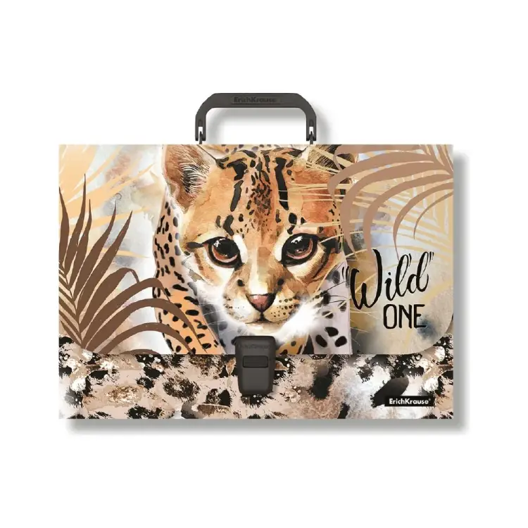 Пластиковый портфель ErichKrause Wild Cat 48735