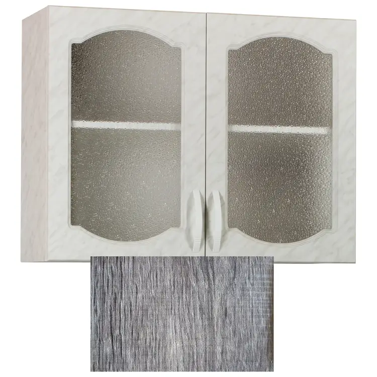 Шкаф для посуды SANTREK 80 Турин (со стеклом) фасад МДФ 64284