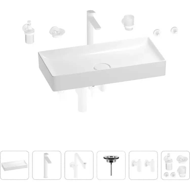 Раковина для ванной Wellsee Pure BY 201006535