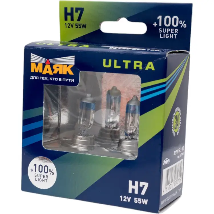 Автомобильная галогенная лампа Маяк 82720SL+100 Автомобильная галогенная лампа Маяк 82720SL+100