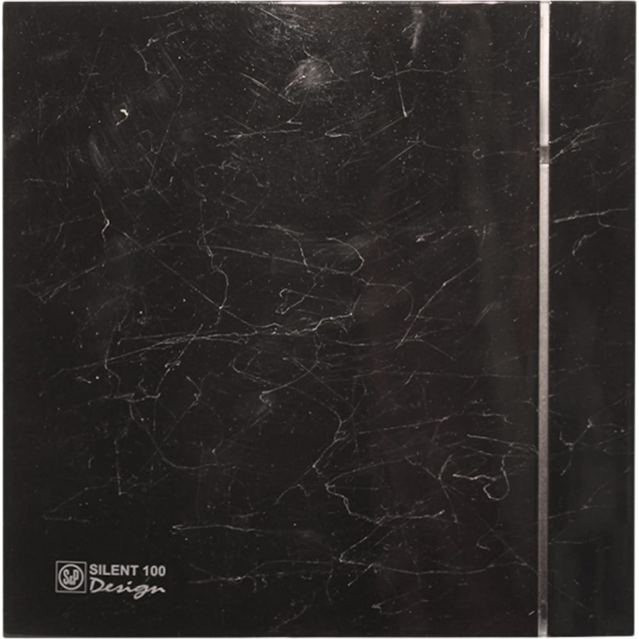 Вытяжной вентилятор Soler&Palau Silent-100 CRZ Marble Black Design-4C