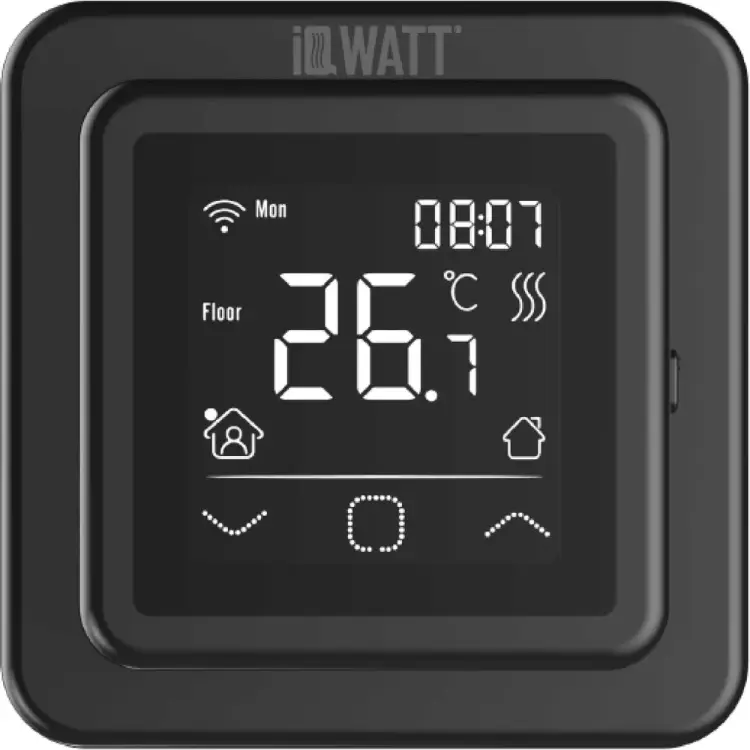 Программируемый терморегулятор для теплого пола IQWATT IQ THERMOSTAT SMART HEAT Wi-Fi 411 Программируемый терморегулятор для теплого пола IQWATT IQ THERMOSTAT SMART HEAT Wi-Fi 411