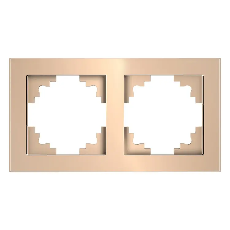 Горизонтальная двухместная рамка STEKKER Катрин GFR00-7002-02 39528