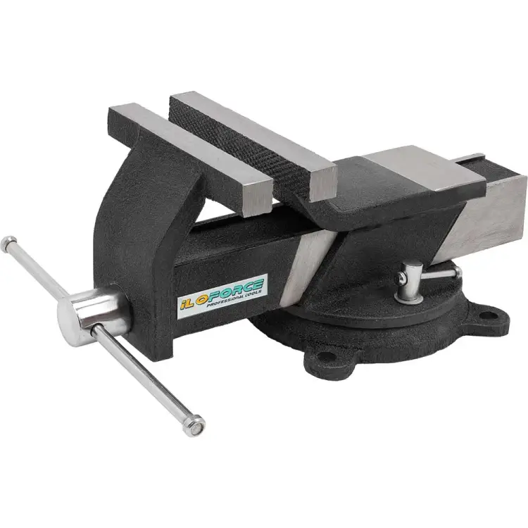Слесарные поворотные тиски iLOFORCE IF-6540808(60995)