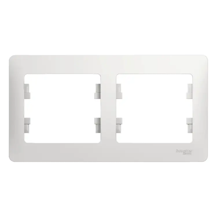 Двухместная рамка Systeme Electric Glossa GSL000102