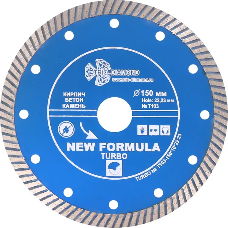 Отрезной алмазный диск TRIO-DIAMOND T103 Отрезной алмазный диск TRIO-DIAMOND T103