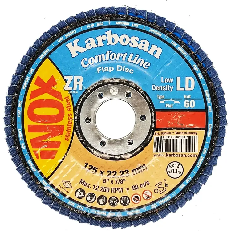 Лепестковый диск по нержавеющей стали Karbosan flap &KAR-982300