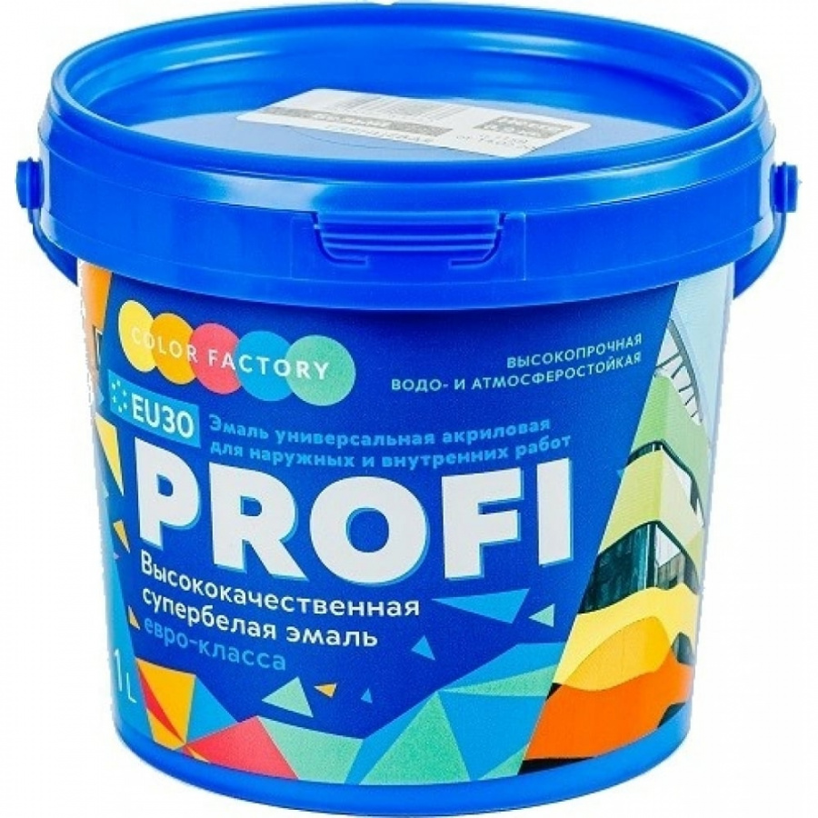 Акриловая эмаль ФАБРИКА ЦВЕТА EU-30 PROFI