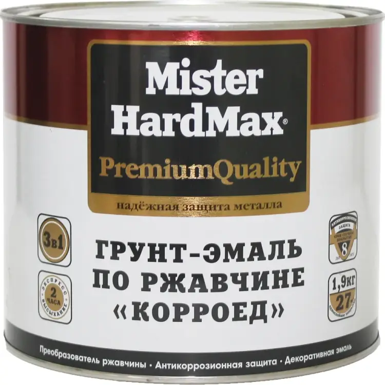 Грунт-эмаль по ржавчине HardMax Корроед 4690417071340 Грунт-эмаль по ржавчине HardMax Корроед 4690417071340