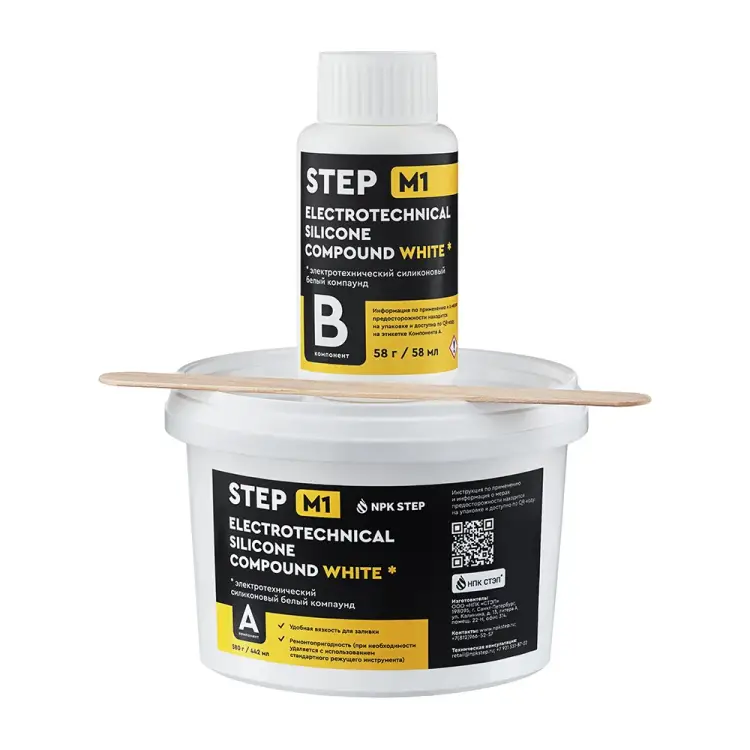 Силиконовый компаунд для распределительных коробок НПК СТЭП STEP-M1 00-00001675